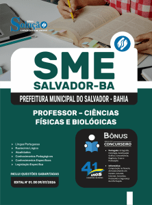 Apostila SME Salvador-BA 2026 - Professor - Ciências Físicas e Biológicas - Imagem 3