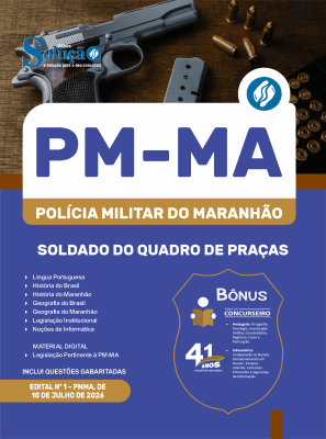 Apostila PM-MA 2026 - Soldado do Quadro de Praças - Imagem 3