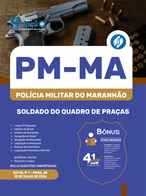 Apostila PM-MA 2026 - Soldado do Quadro de Praças - Imagem 3