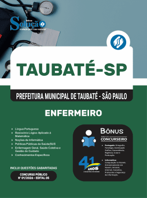 Apostila Prefeitura de Taubaté-SP 2026 - Enfermeiro - Imagem 3