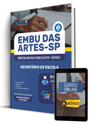 Apostila Prefeitura de Embu das Artes-SP 2026 - Secretário de Escola - Imagem 1