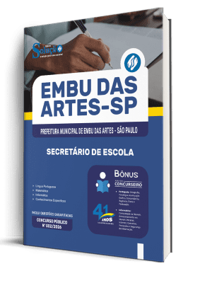 Apostila Prefeitura de Embu das Artes-SP 2026 - Secretário de Escola - Imagem 2