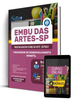Apostila Prefeitura de Embu das Artes-SP 2026 - Professor de Desenvolvimento Infantil - Imagem 1