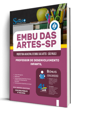 Apostila Prefeitura de Embu das Artes-SP 2026 - Professor de Desenvolvimento Infantil - Imagem 2