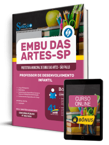 Apostila Prefeitura de Embu das Artes-SP 2026 - Professor de Desenvolvimento Infantil