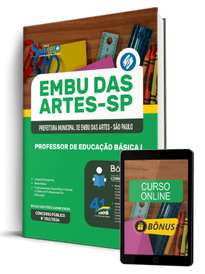 Apostila Prefeitura de Embu das Artes-SP 2026 - Professor de Educação Básica I - Imagem 1