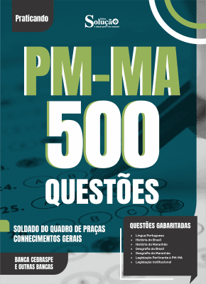 Caderno de Questões PM-MA - Soldado do Quadro de Praças - Conhecimentos Gerais - 500 Questões Gabaritadas - Imagem 2