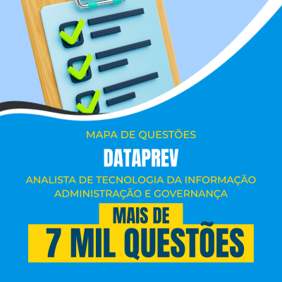 Mapa de Questões Online - DATAPREV - Analista de Tecnologia da Informação - Administração e Governança - 7 Mil Questões - Imagem 1