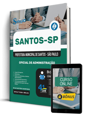 Apostila Prefeitura de Santos - SP 2026 - Oficial de Administração - Imagem 1