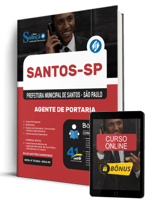 Apostila Prefeitura de Santos - SP 2026 - Agente de Portaria - Imagem 1