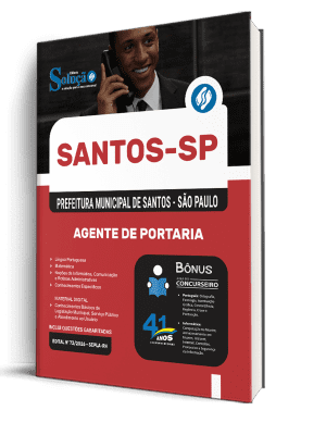 Apostila Prefeitura de Santos - SP 2026 - Agente de Portaria - Imagem 2