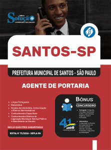 Apostila Prefeitura de Santos - SP 2026 - Agente de Portaria - Imagem 3