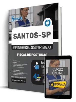 Apostila Prefeitura de Santos - SP 2026 - Fiscal de Posturas - Imagem 1