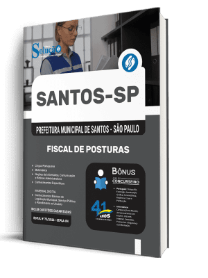 Apostila Prefeitura de Santos - SP 2026 - Fiscal de Posturas - Imagem 2