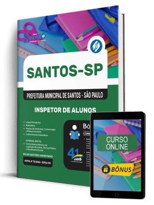 Apostila Prefeitura de Santos - SP 2026 - Inspetor de Alunos - Imagem 1
