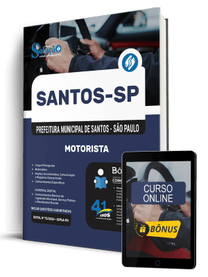 Apostila Prefeitura de Santos - SP 2026 - Motorista - Imagem 1