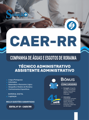 Apostila CAER-RR 2026 - Técnico Administrativo - TEA - Assistente Administrativo - Imagem 3