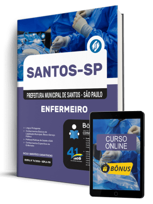 Apostila Prefeitura de Santos - SP 2026 - Enfermeiro - Imagem 1