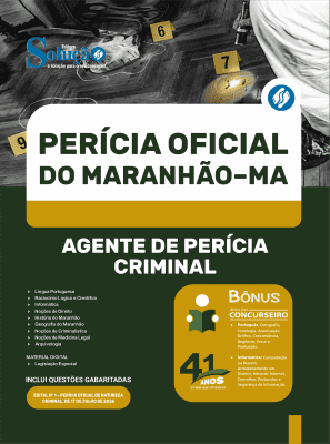 Apostila Perícia Oficial-MA 2026 - Agente de Perícia Criminal - Especialidade: Generalista - Imagem 3