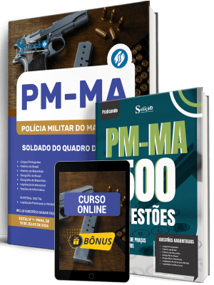 Combo PM-MA 2026 - Soldado do Quadro de Praças - Imagem 1