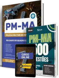 Capa Combo PM-MA 2026 - Soldado do Quadro de Praças