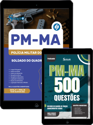 Combo PM-MA 2026 - Soldado do Quadro de Praças - Imagem 1