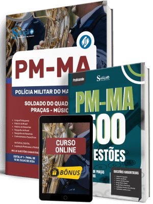 Combo PM-MA 2026 - Soldado do Quadro de Praças - Músicos - Imagem 1