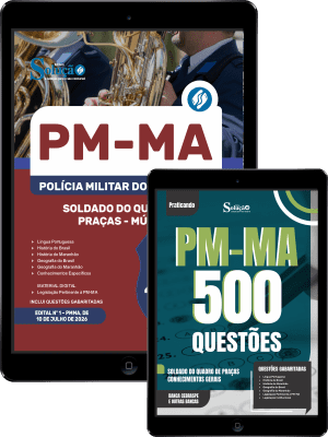 Combo PM-MA 2026 - Soldado do Quadro de Praças - Músicos - Imagem 1