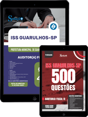 Combo ISS Guarulhos - SP 2026 - Auditor(a) Fiscal VI - Imagem 1