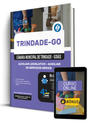 Apostila Câmara de Trindade-GO 2026 - Auxiliar Legislativo - Auxiliar de Serviços Gerais - Imagem 1