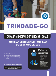 Apostila Câmara de Trindade-GO 2026 - Auxiliar Legislativo - Auxiliar de Serviços Gerais - Imagem 3