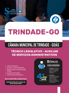 Apostila Câmara de Trindade-GO 2026 - Técnico Legislativo - Auxiliar de Serviços Administrativos - Imagem 3