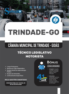 Apostila Câmara de Trindade-GO 2026 - Técnico Legislativo - Motorista - Imagem 3