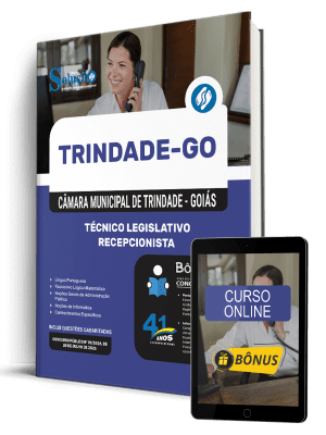 Apostila Câmara de Trindade-GO 2026 - Técnico Legislativo - Recepcionista - Imagem 1
