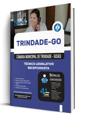 Apostila Câmara de Trindade-GO 2026 - Técnico Legislativo - Recepcionista - Imagem 2