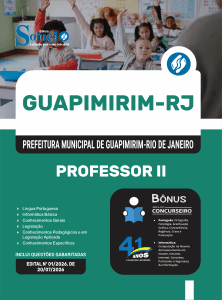 Apostila Prefeitura de Guapimirim-RJ 2026 - Professor II - Imagem 3
