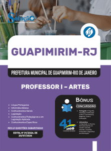 Apostila Prefeitura de Guapimirim-RJ 2026 - Professor I - Artes - Imagem 3