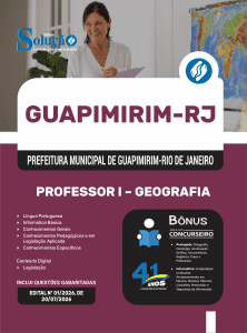 Apostila Prefeitura de Guapimirim-RJ 2026 - Professor I - Geografia - Imagem 3