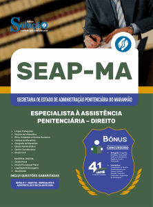 Apostila SEAP-MA 2026 - Especialista à Assistência Penitenciária - Especialidade: Direito - Imagem 3