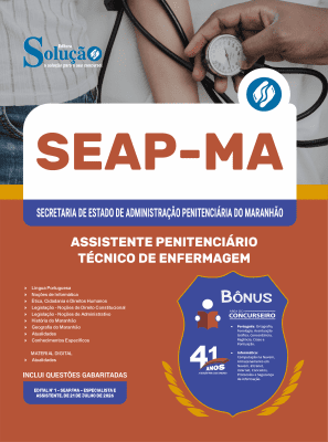 Apostila SEAP-MA 2026 - Assistente Penitenciário - Especialidade: Técnico de Enfermagem - Imagem 3