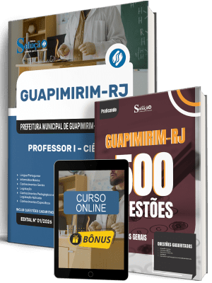 Combo Prefeitura de Guapimirim-RJ 2026 - Professor I - Ciências - Imagem 1
