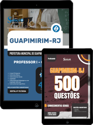 Combo Prefeitura de Guapimirim-RJ 2026 - Professor I - Ciências - Imagem 1