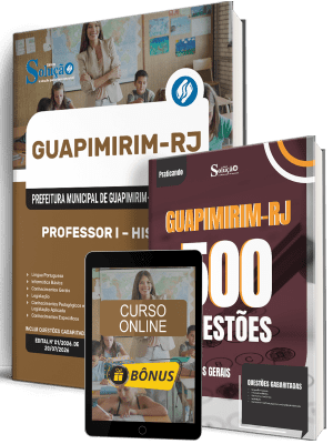 Combo Prefeitura de Guapimirim-RJ 2026 - Professor I - História - Imagem 1