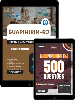 Combo Prefeitura de Guapimirim-RJ 2026 - Professor I - História - Imagem 1