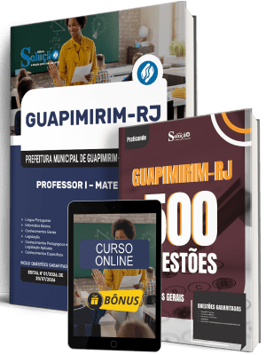Combo Prefeitura de Guapimirim-RJ 2026 - Professor I - Matemática - Imagem 1
