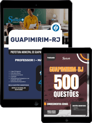 Combo Prefeitura de Guapimirim-RJ 2026 - Professor I - Matemática - Imagem 1