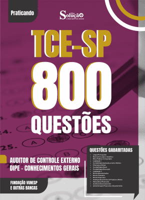 Caderno de Questões TCE-SP em PDF - Auditor de Controle Externo - DIPE - Conhecimentos Gerais - 800 Questões Gabaritadas - Imagem 1