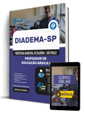 Apostila Prefeitura de Diadema - SP 2026 - Professor de Educação Básica I - Imagem 1