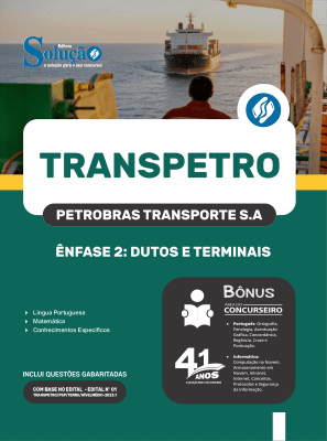 Apostila Transpetro em PDF 2026 - Profissional Transpetro de Nível Médio - Júnior - Ênfase 2: Dutos e Terminais - Imagem 1