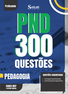 Caderno de Questões PND - Pedagogia - 300 Questões Gabaritadas - Imagem 2